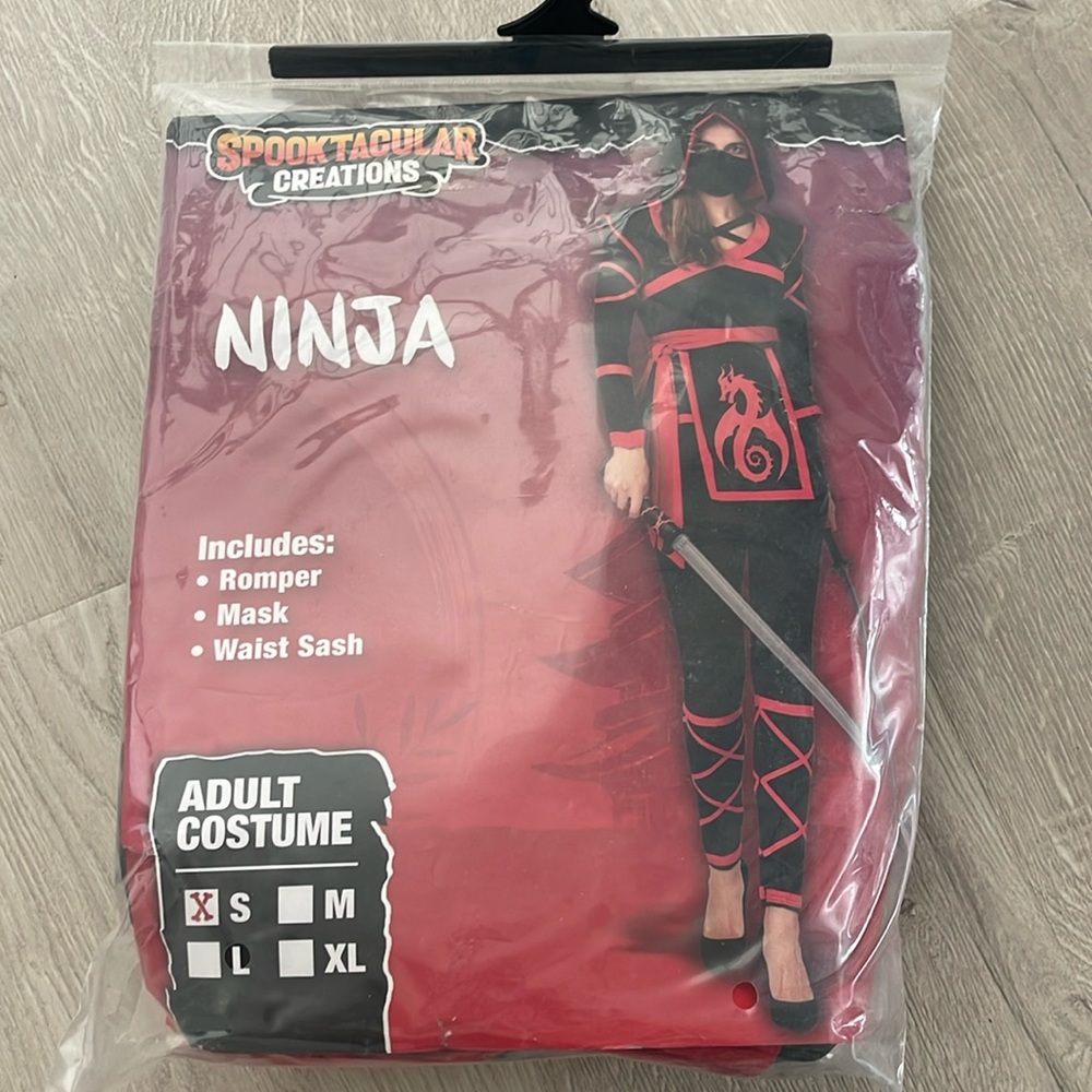 4 for $20 — Women’s Ninja costume. Size small